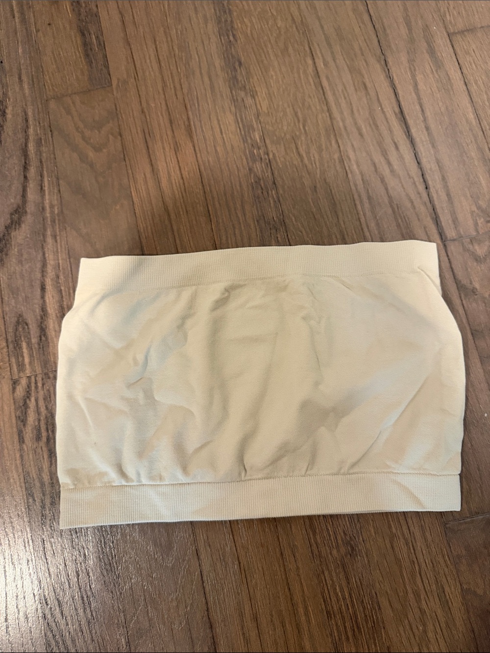 3-Pack Seamless Bandeau Tube Tops - White, Beige, Black - Picture 3 of 4